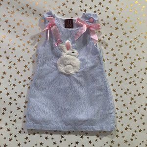 Spring seersucker dress.